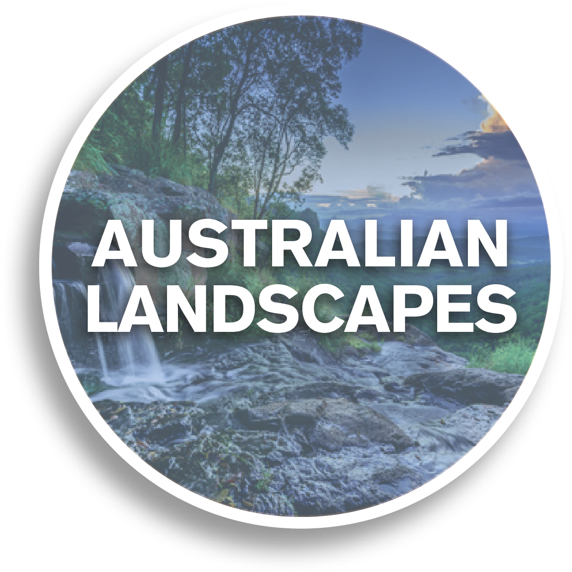 Australian Landscapes Button