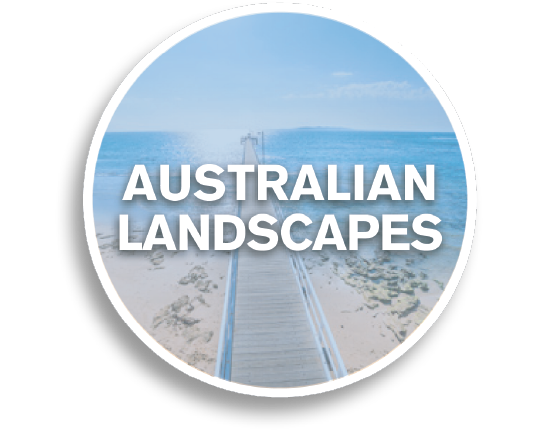 Australian Landscapes Button
