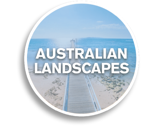 Australian Landscapes Button